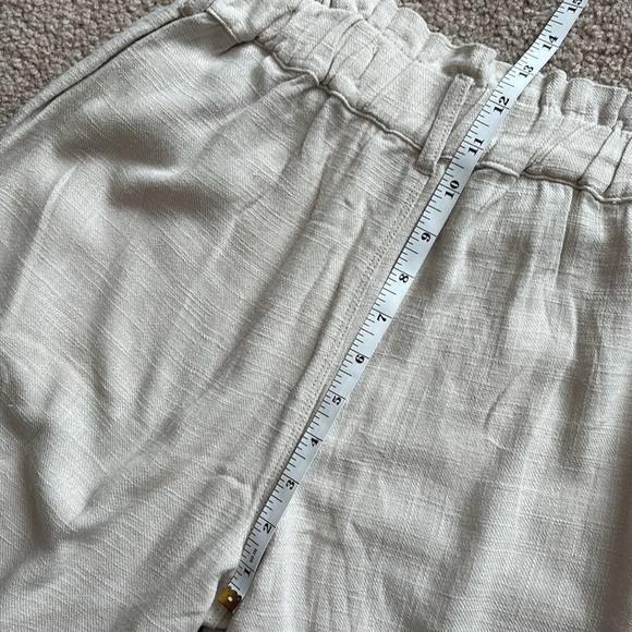 Blank NYC- Linen Blend Cream Wide-Leg Pants size XS - Picture 7 of 7